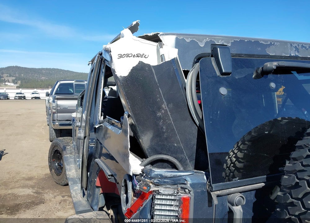 2008 JEEP WRANGLER UNLIMITED RUBICON VIN: 1J8GA691X8L575588