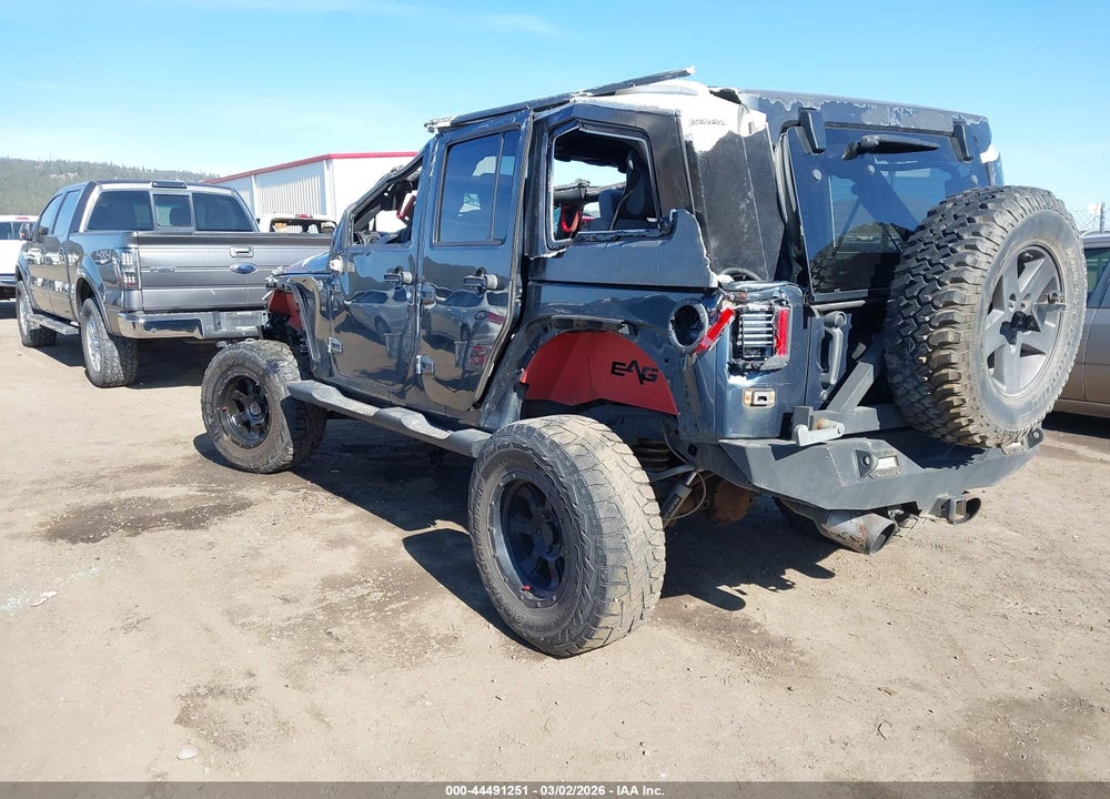 2008 JEEP WRANGLER UNLIMITED RUBICON VIN: 1J8GA691X8L575588
