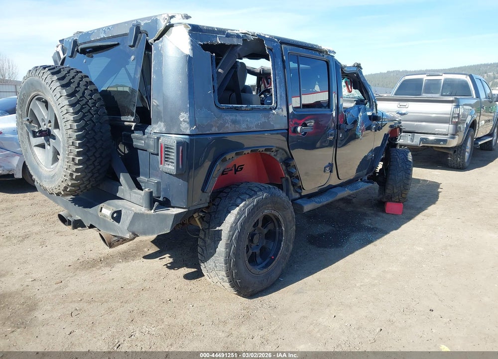 2008 JEEP WRANGLER UNLIMITED RUBICON VIN: 1J8GA691X8L575588