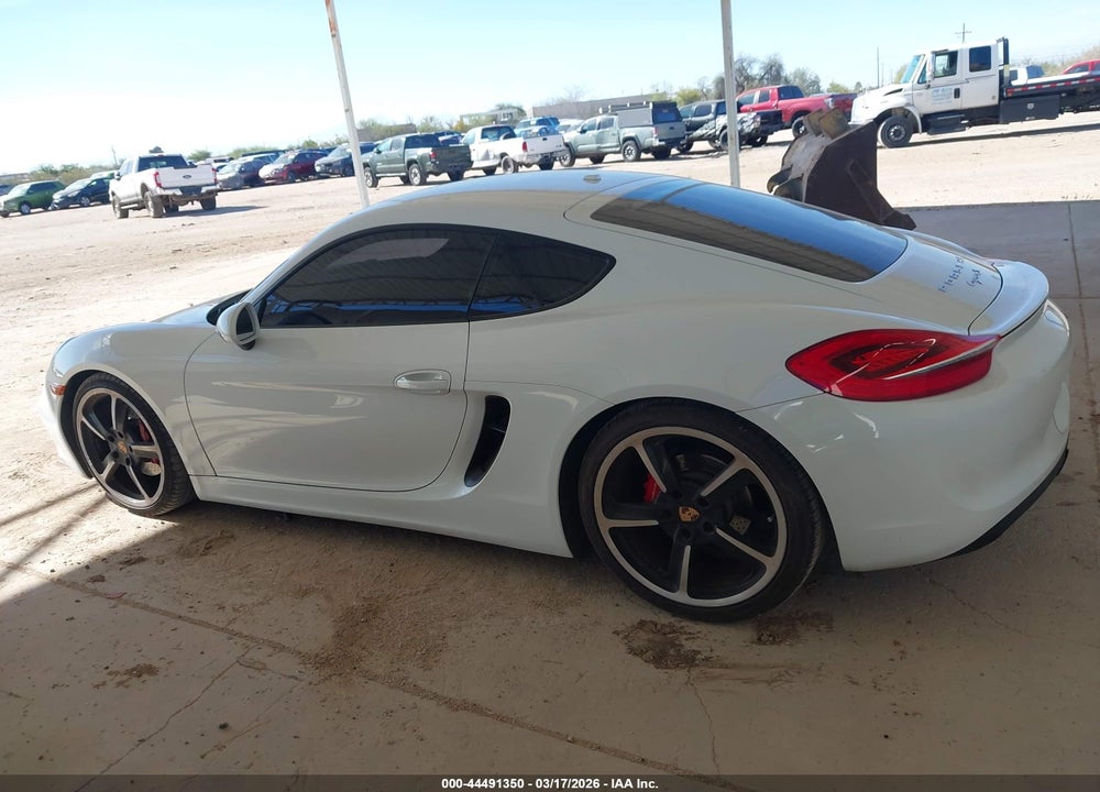 2015 PORSCHE CAYMAN S VIN: WP0AB2A80FK181435