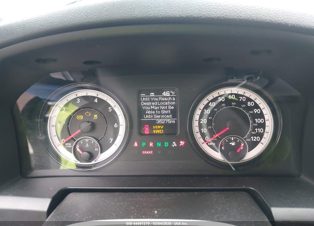 2022 RAM 1500 CLASSIC WARLOCK  4X4 6'4 BOX VIN: 1C6RR7GG3NS173779