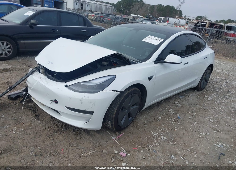 2021 TESLA MODEL 3 LONG RANGE DUAL MOTOR ALL-WHEEL DRIVE VIN: 5YJ3E1EB3MF054589