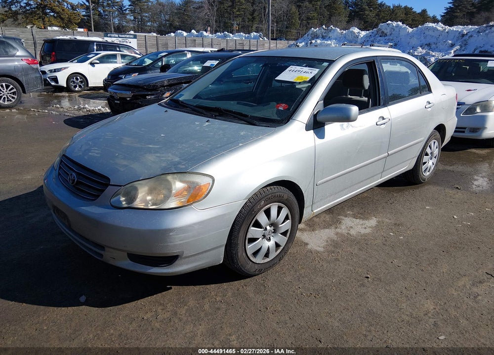 2003 TOYOTA COROLLA LE VIN: JTDBR32E032004096