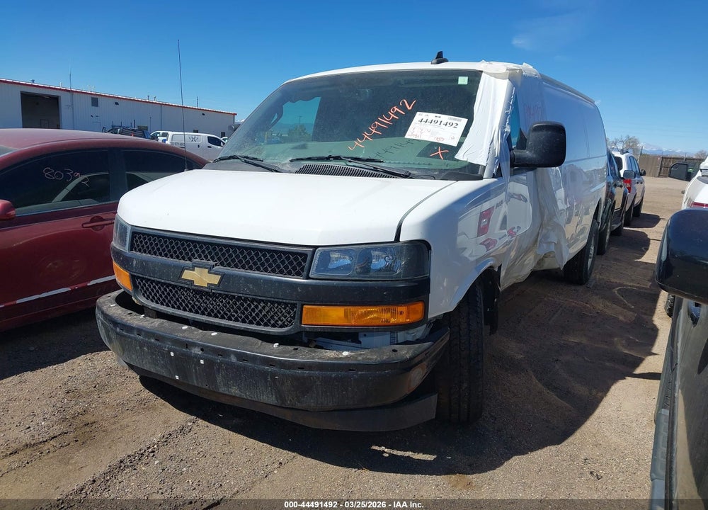 2023 CHEVROLET EXPRESS CARGO RWD 2500 EXTENDED WHEELBASE WT VIN: 1GCWGBFP1P1202811