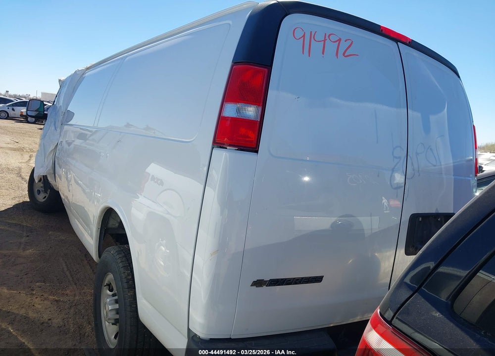 2023 CHEVROLET EXPRESS CARGO RWD 2500 EXTENDED WHEELBASE WT VIN: 1GCWGBFP1P1202811