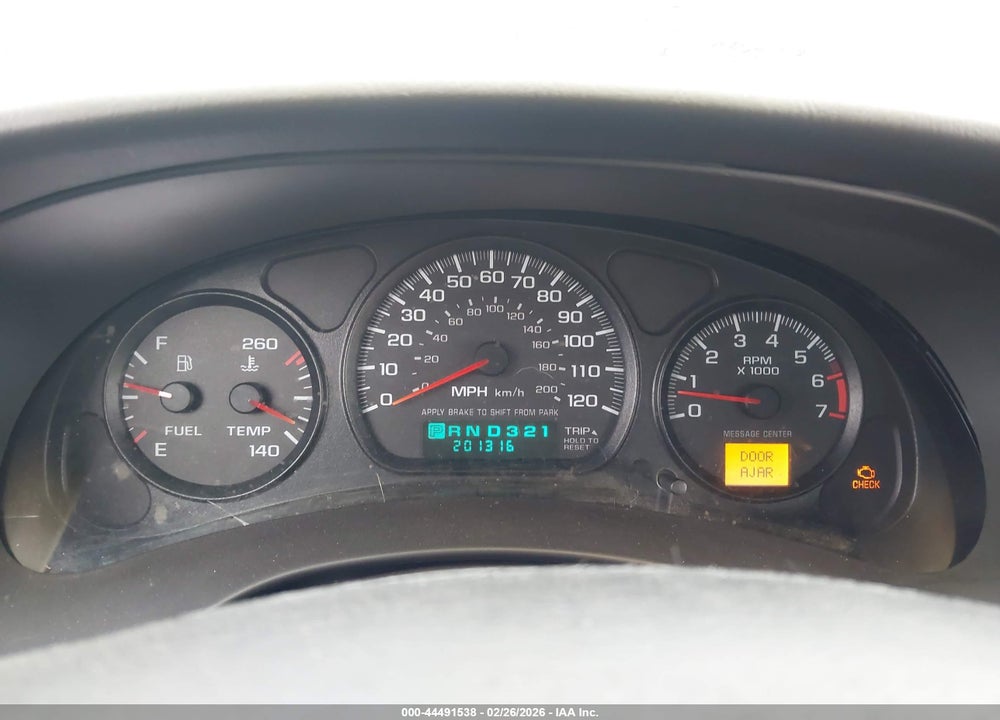 2003 CHEVROLET MONTE CARLO LS VIN: 2G1WW12E939203740