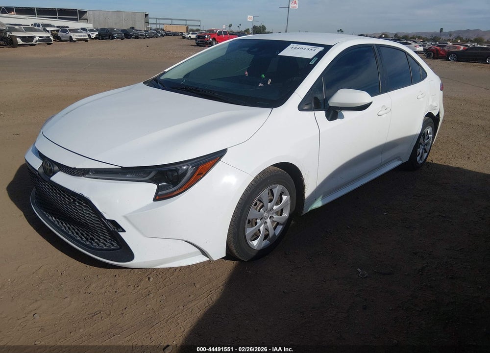 2022 TOYOTA COROLLA LE VIN: JTDEPMAE5NJ205639