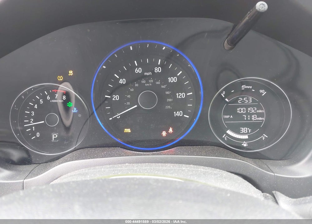 2016 HONDA HR-V EX-L VIN: 3CZRU6H73GM725593