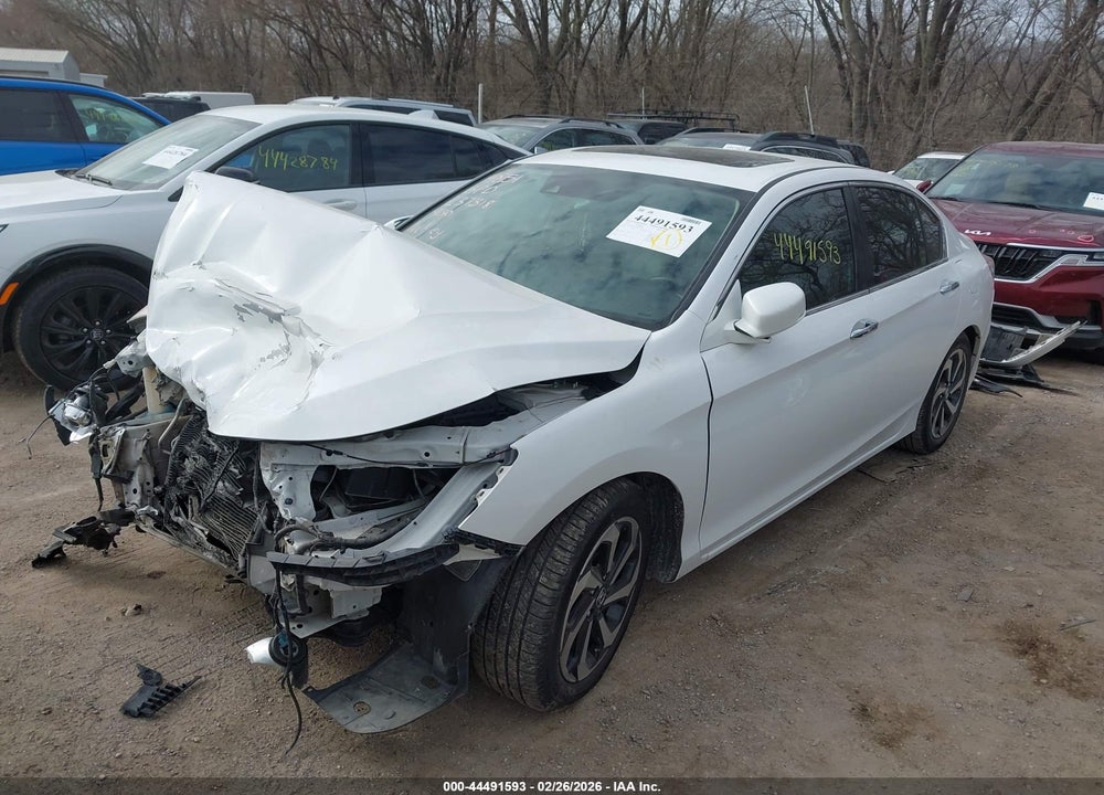 2016 HONDA ACCORD EX-L VIN: 1HGCR2F95GA237318