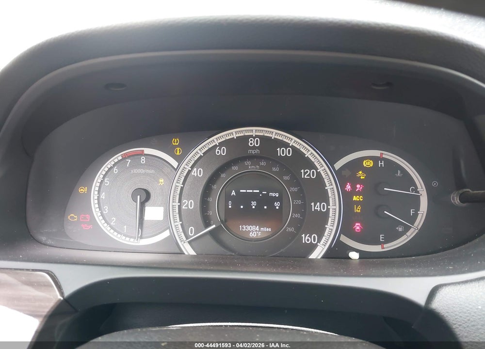 2016 HONDA ACCORD EX-L VIN: 1HGCR2F95GA237318