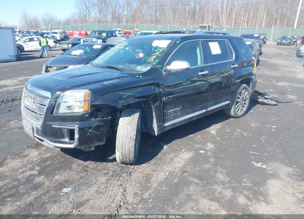 2016 GMC TERRAIN DENALI VIN: 2GKFLVE35G6251507