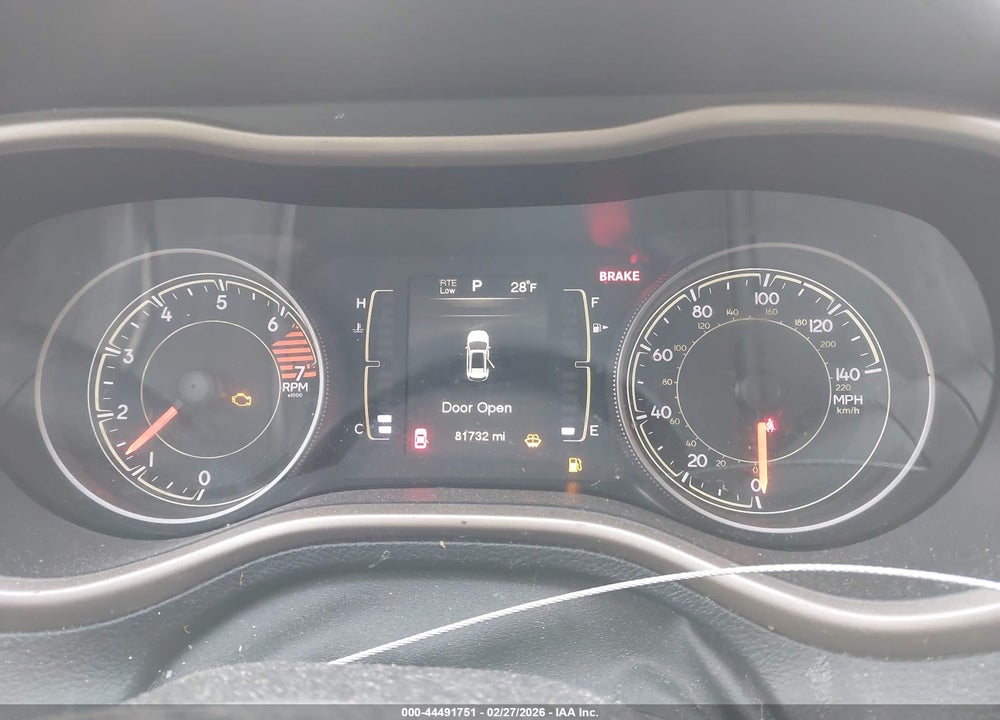 2016 JEEP CHEROKEE LATITUDE VIN: 1C4PJMCB5GW132291