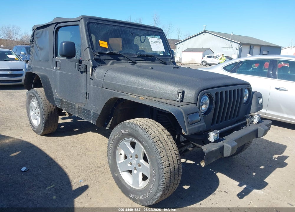 2004 JEEP WRANGLER X VIN: 1J4FA39S74P763220