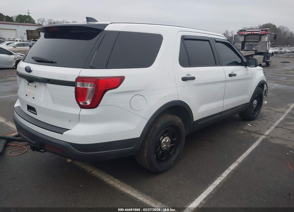 2018 FORD POLICE INTERCEPTOR UTILITY VIN: 1FM5K8AR7JGC95615