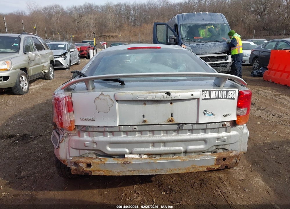 2002 TOYOTA CELICA GT VIN: JTDDR32TX20141077