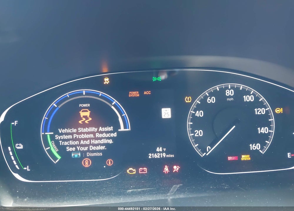 2019 HONDA INSIGHT EX VIN: 19XZE4F5XKE021614