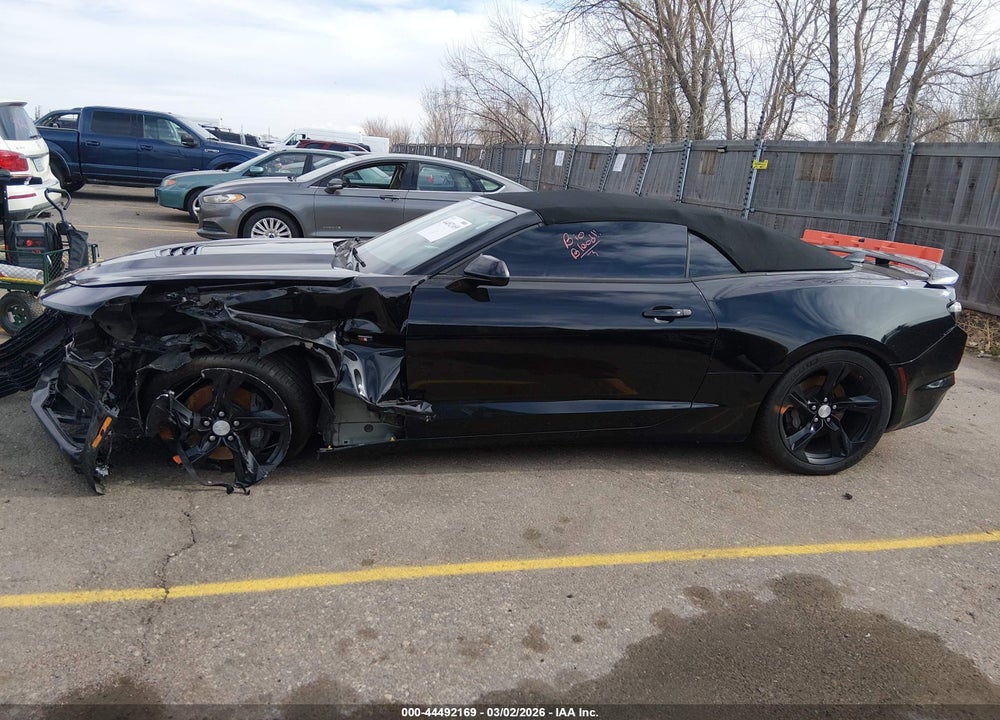 2020 CHEVROLET CAMARO RWD  2SS VIN: 1G1FH3D76L0117073