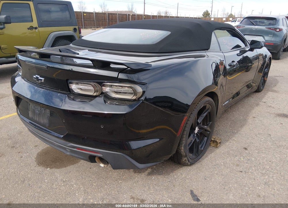 2020 CHEVROLET CAMARO RWD  2SS VIN: 1G1FH3D76L0117073
