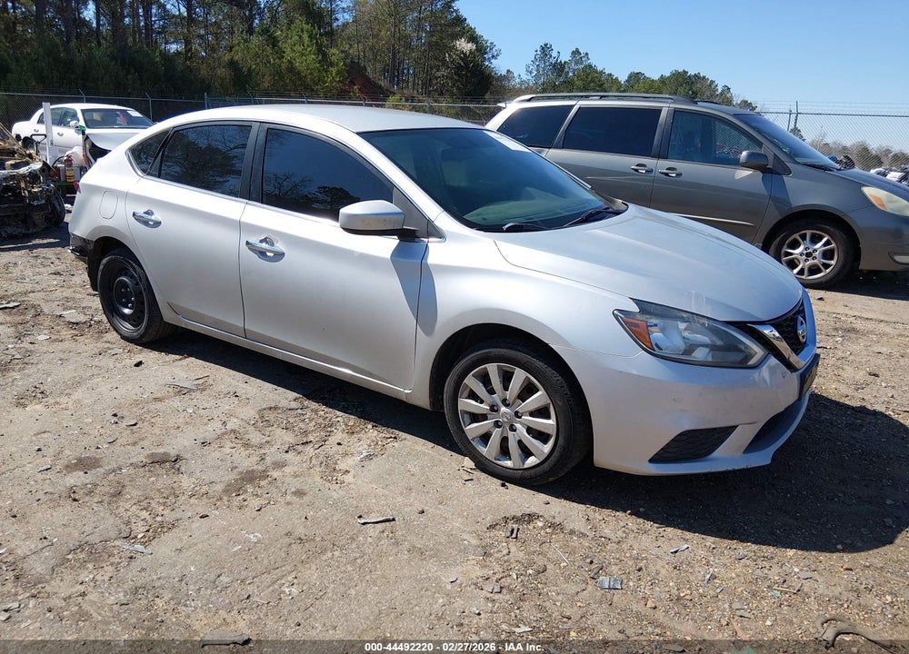 2017 NISSAN SENTRA SV VIN: 3N1AB7AP1HL665834