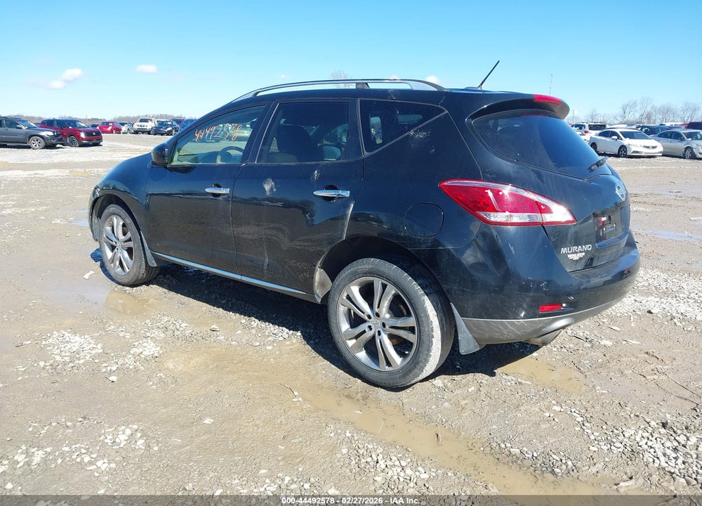 2012 NISSAN MURANO LE VIN: JN8AZ1MW5CW202532