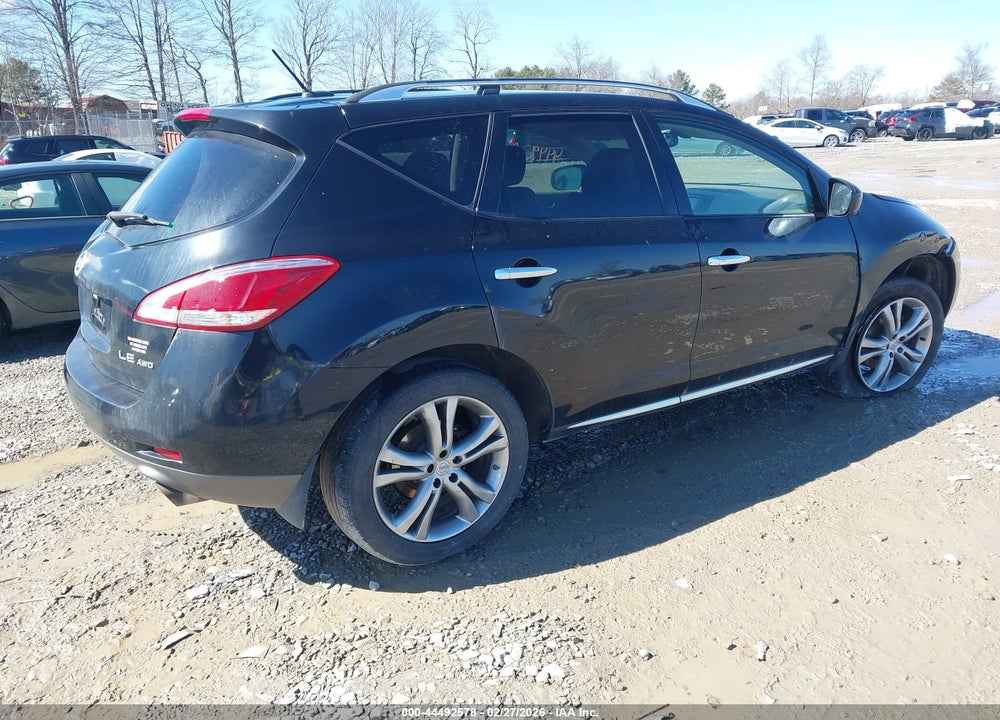 2012 NISSAN MURANO LE VIN: JN8AZ1MW5CW202532