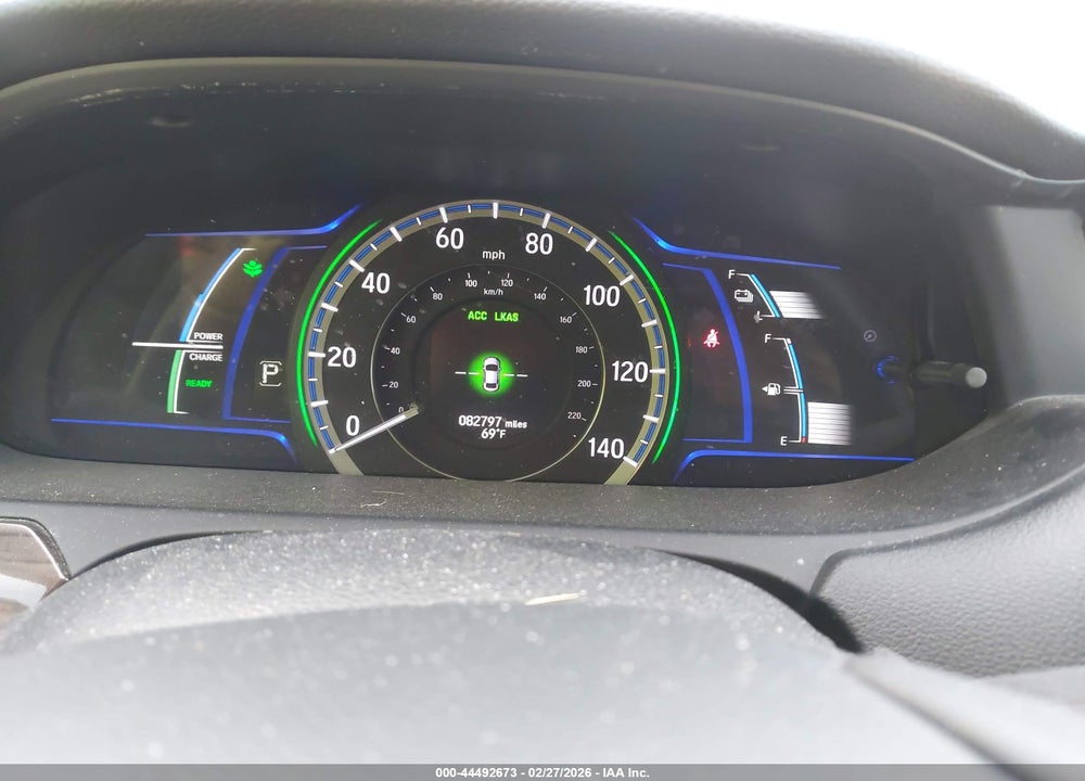 2017 HONDA ACCORD HYBRID EX-L VIN: JHMCR6F54HC031477