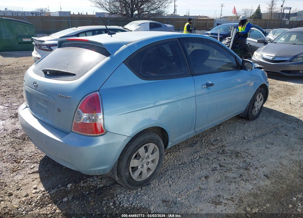 2010 HYUNDAI ACCENT GS VIN: KMHCM3AC0AU162924
