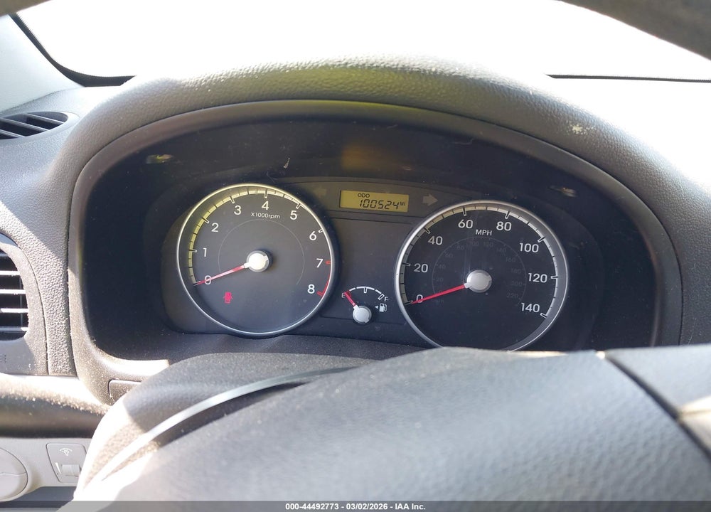 2010 HYUNDAI ACCENT GS VIN: KMHCM3AC0AU162924