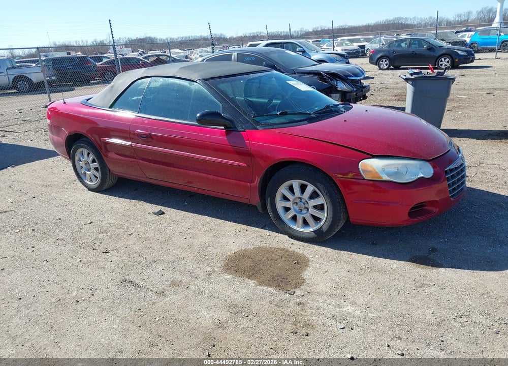 2004 CHRYSLER SEBRING GTC VIN: 1C3EL75R44N360396