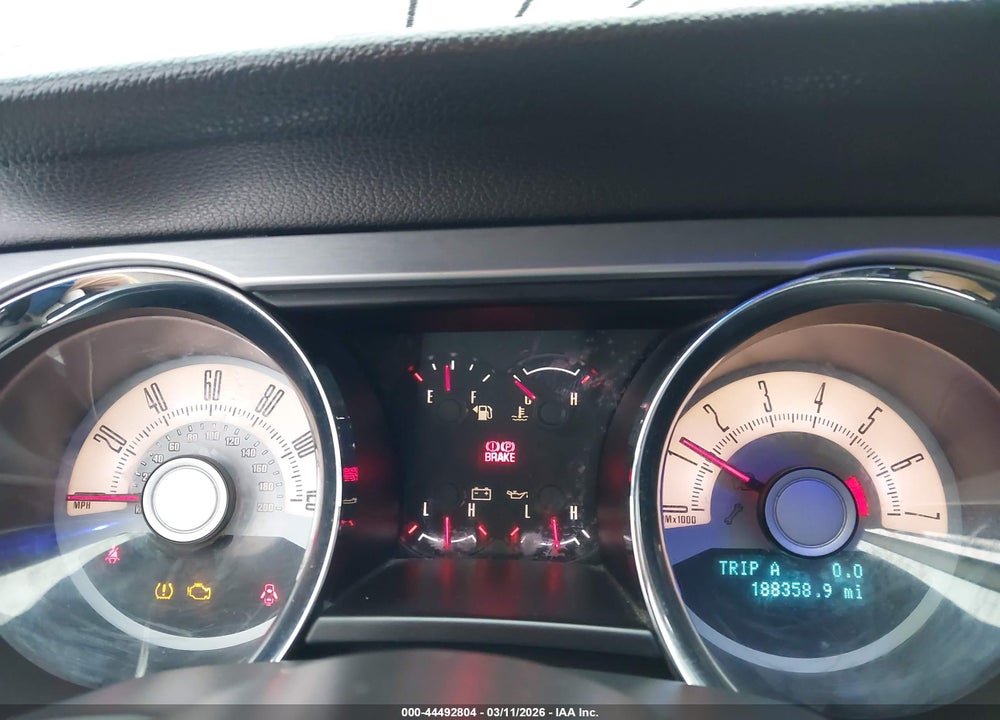 2010 FORD MUSTANG V6/V6 PREMIUM VIN: 1ZVBP8AN5A5155674