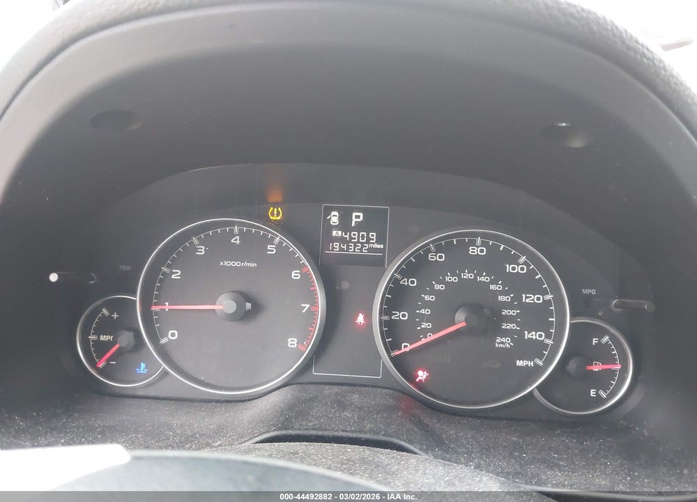 2014 SUBARU LEGACY 2.5I PREMIUM VIN: 4S3BMCD61E3017604