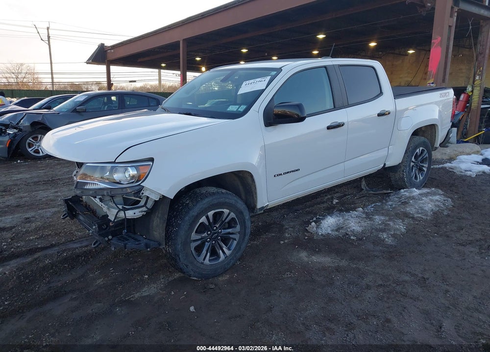 2022 CHEVROLET COLORADO 4WD  SHORT BOX Z71 VIN: 1GCGTDEN0N1211511