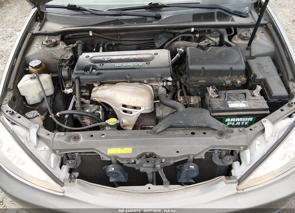 2002 TOYOTA CAMRY LE VIN: 4T1BE32KX2U536150