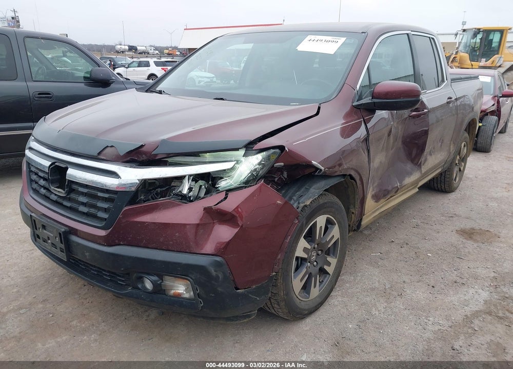2017 HONDA RIDGELINE RTL-T VIN: 5FPYK3F61HB001947