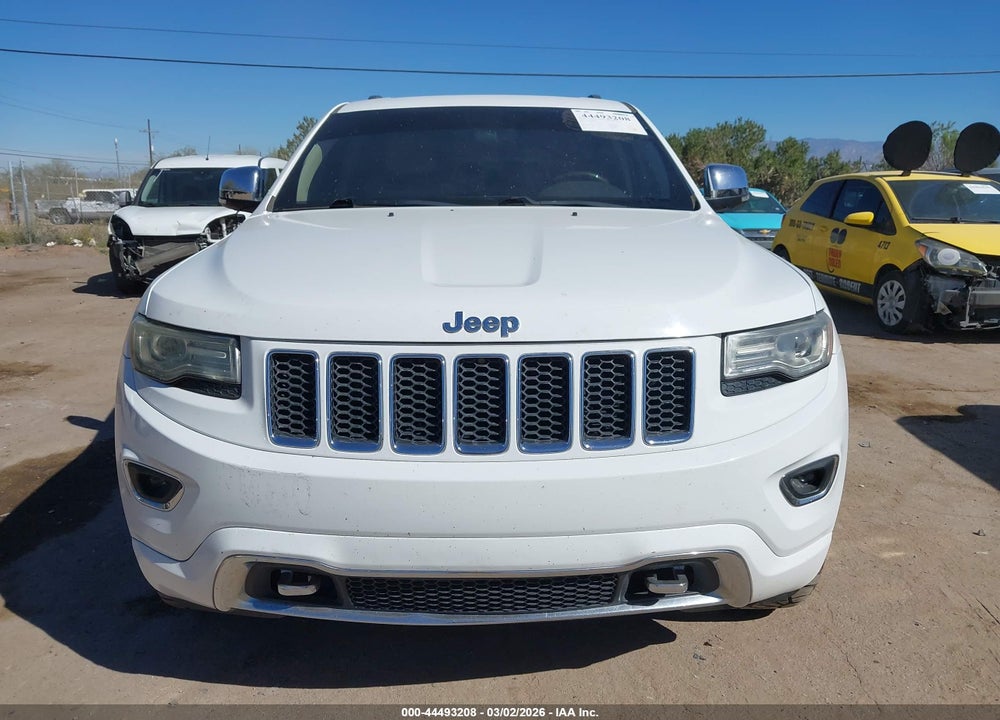 2014 JEEP GRAND CHEROKEE OVERLAND VIN: 1C4RJFCT3EC191934
