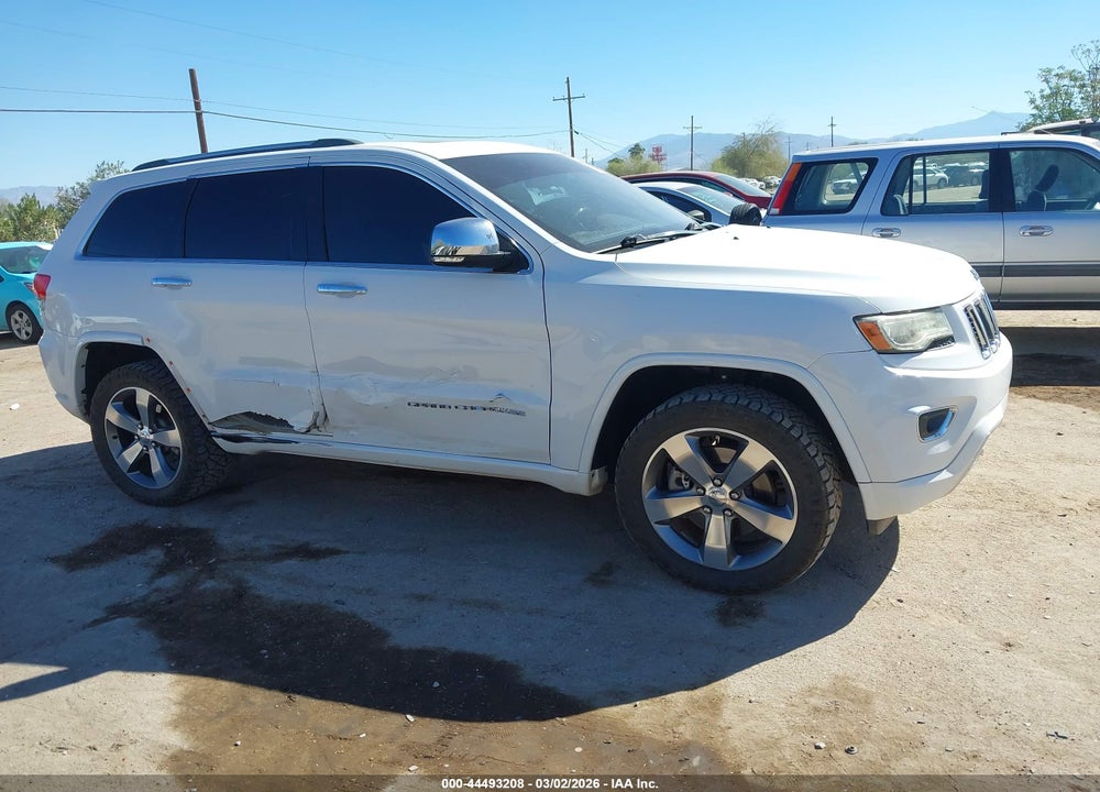 2014 JEEP GRAND CHEROKEE OVERLAND VIN: 1C4RJFCT3EC191934