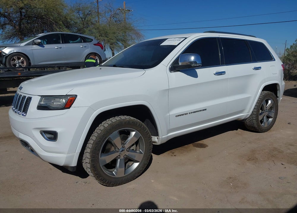 2014 JEEP GRAND CHEROKEE OVERLAND VIN: 1C4RJFCT3EC191934
