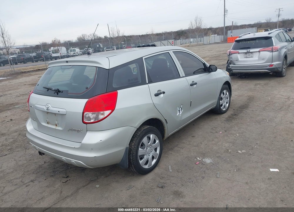 2004 TOYOTA MATRIX STANDARD VIN: 2T1LR32E64C295002