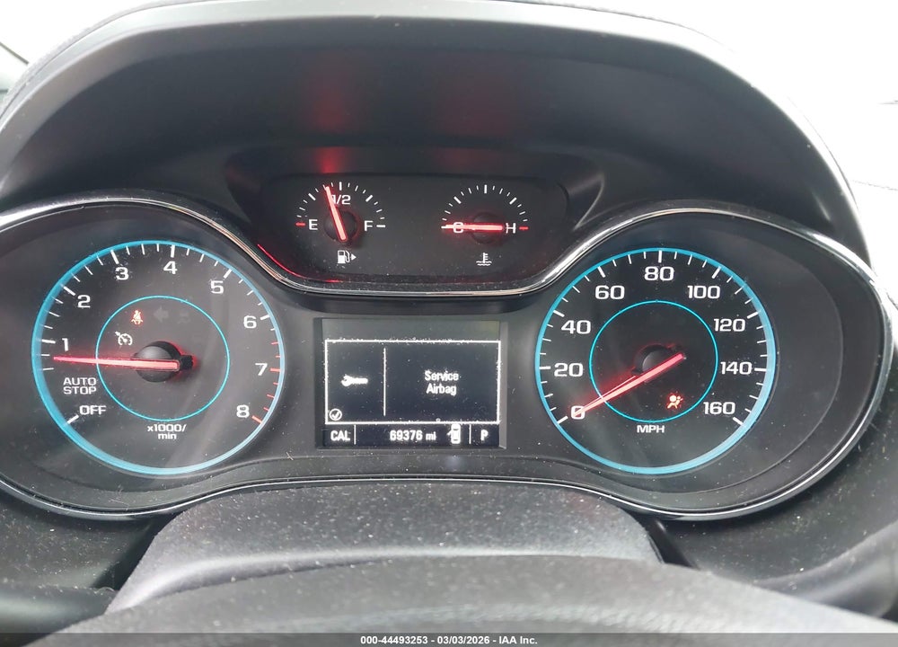 2018 CHEVROLET CRUZE LT AUTO VIN: 1G1BE5SM8J7150933