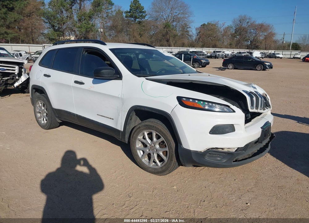 2017 JEEP CHEROKEE SPORT FWD VIN: 1C4PJLAB8HW572147