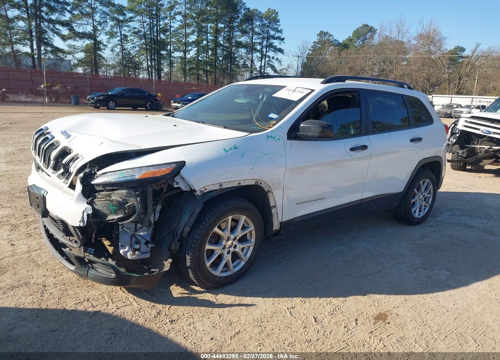 2017 JEEP CHEROKEE SPORT FWD VIN: 1C4PJLAB8HW572147