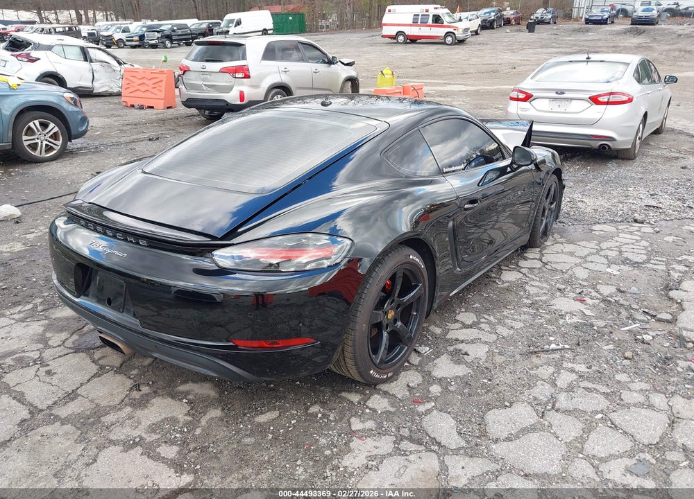 2017 PORSCHE 718 CAYMAN VIN: WP0AA2A86HS270223