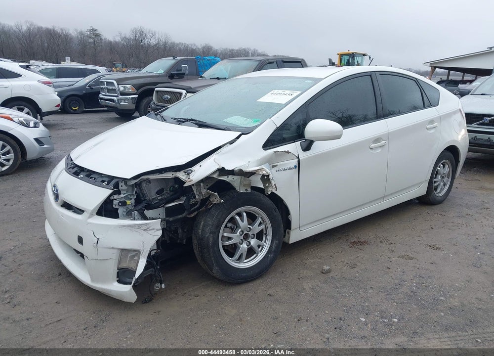 2010 TOYOTA PRIUS II VIN: JTDKN3DUXA0007886