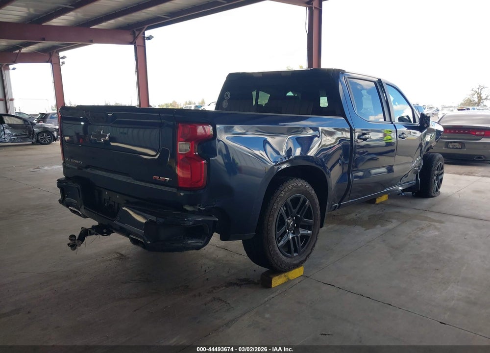 2022 CHEVROLET SILVERADO 1500 4WD  SHORT BED RST VIN: 2GCUDEEDXN1503075