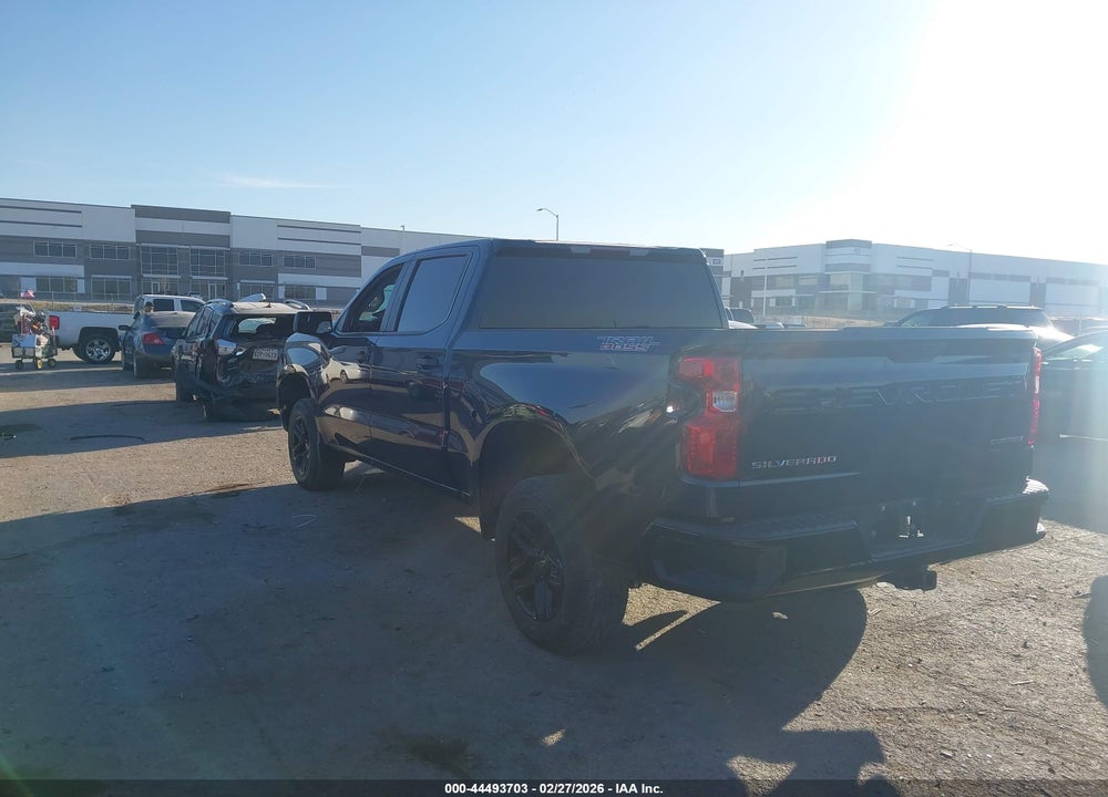2023 CHEVROLET SILVERADO 1500 4WD  SHORT BED CUSTOM TRAIL BOSS VIN: 3GCPDCEK9PG186660