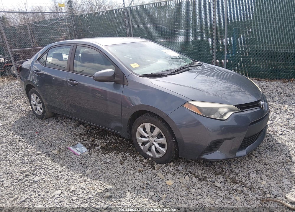 2014 TOYOTA COROLLA LE VIN: 5YFBURHE6EP137703