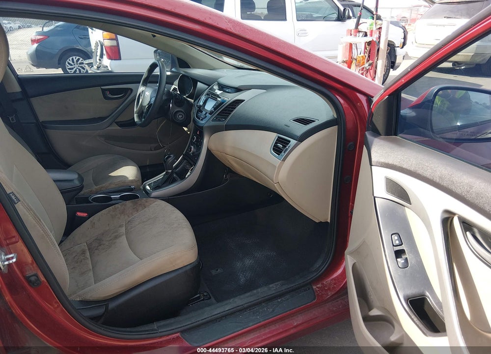 2014 HYUNDAI ELANTRA SE VIN: 5NPDH4AEXEH537951