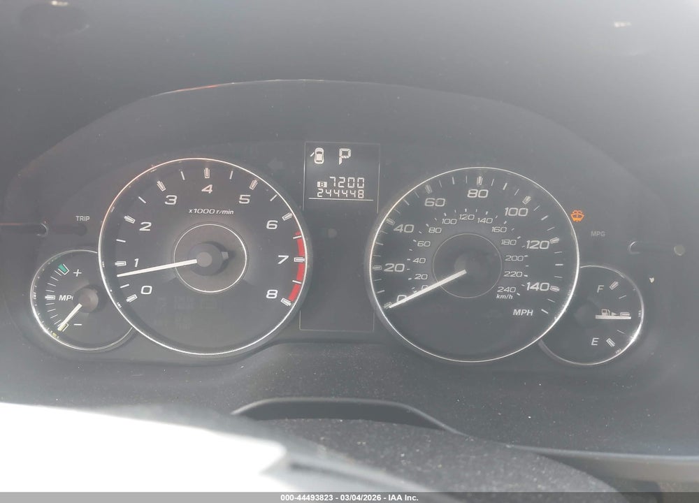 2012 SUBARU OUTBACK 2.5I LIMITED VIN: 4S4BRBKC6C3205998