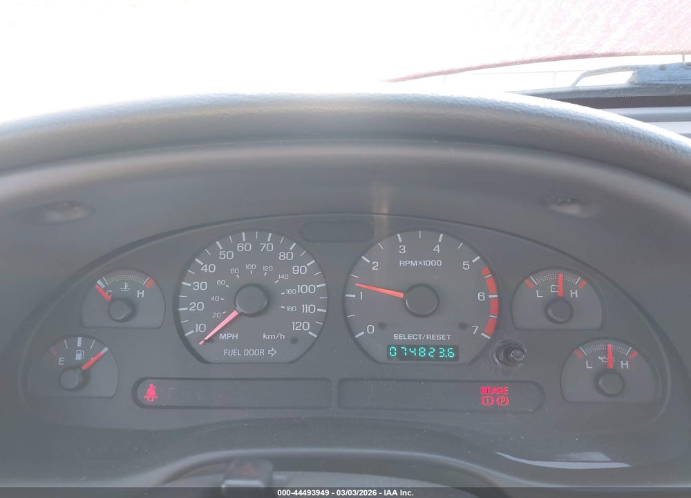 2000 FORD MUSTANG VIN: 1FAFP4049YF181842