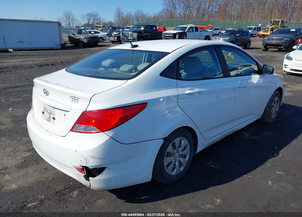 2016 HYUNDAI ACCENT SE VIN: KMHCT4AE5GU165479